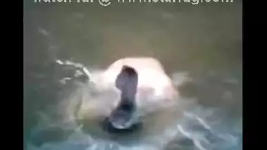 Desi Teen Girls Swimming In Water