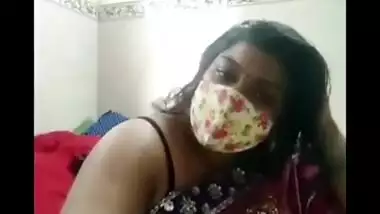 Big boobs bhabi live on can with saree