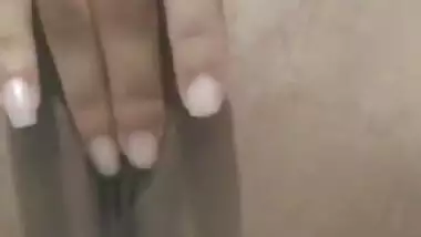 Fingering in her wet pussy