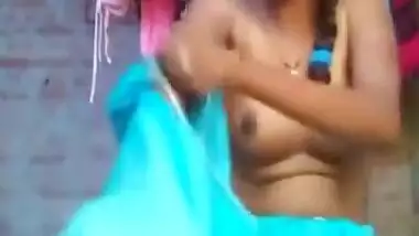 Village Girl Stripping Salwar Kameez