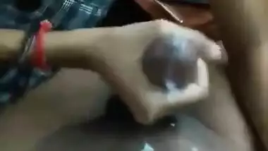 desi girl hand job to lover