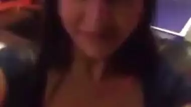 Paki Girlfriend Aliza Khan Boobs Shows in College Campus