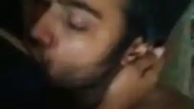 Indian Couple Kissing and Titty Licking