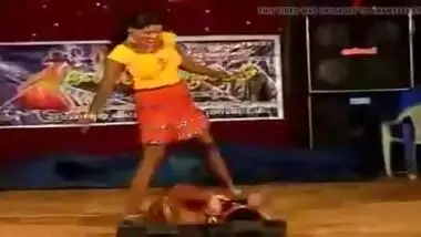 south indian girls doing a vulgar dance on stage