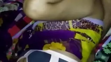 indian wife boob pressing and pussy licking and blowjob