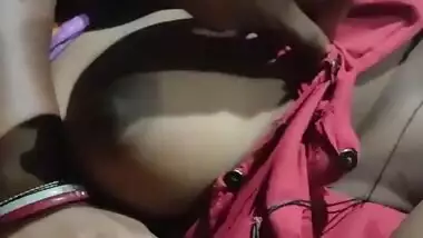 Sleeping Bhabi boob Pressed