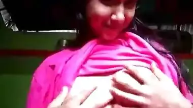 Village Girlfriend showing Huge Boobs