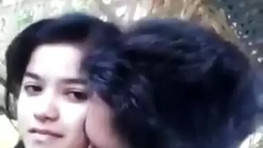 Desi Cute Couple Smooching At Lonely place