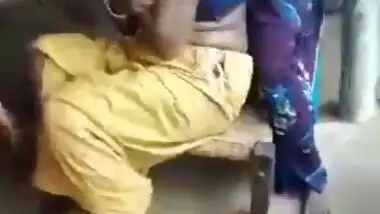 Indian women’s funny fight showing boobs and pussy to all women’s