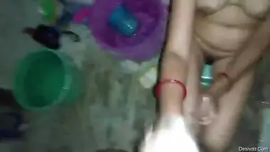 Indian Bhabhi Making Devar Cum on Her Boobs