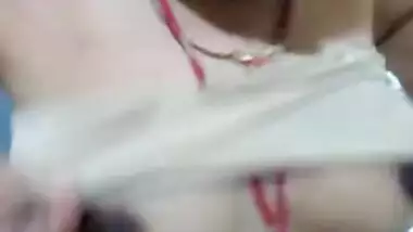 Desi aunty wearing bra recorded by hubby
