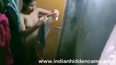 Sexy Marathi Teen Finishing Her Shower