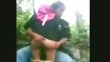 Desi sex video of nepali legal age teenager couple outdoor
