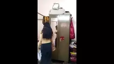 indian girl filming nude video for boyfriend