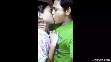 Desi village lover kissing seen