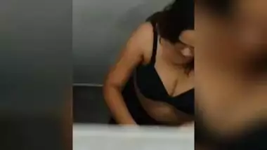 Student with a camera secretly films the Desi changing clothes