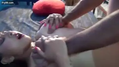 Vagina Piercing session of a desi girl