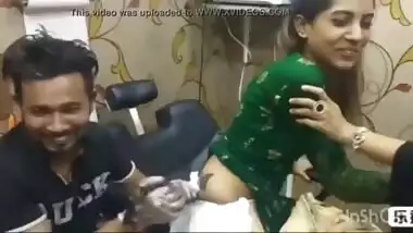 Bangla Girl Getting Tattoo In Hot Ass