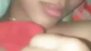Cute Desi Girl Boobs Pressing and Fucked