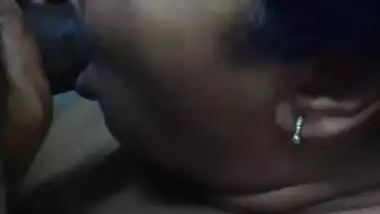 Aunty sucking husband cock