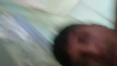 Indian XXX lovers romancing in bed and takes selfie video