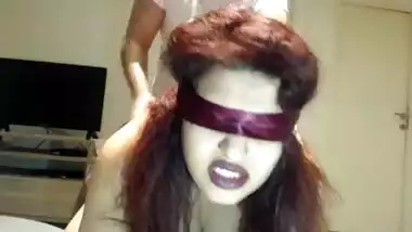 Blindfolded Wife Has NO idea BUT she FUCKED by Stranger !