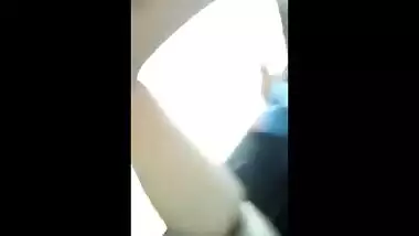 College girl enjoys outdoor sex with her friends in their car