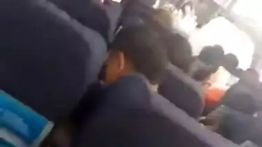 Punjabi girl masturbating inside the flight