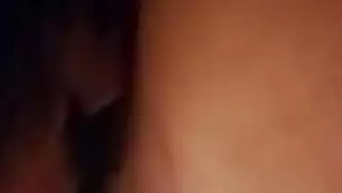 Indian Guy eats White Brunette Slut
