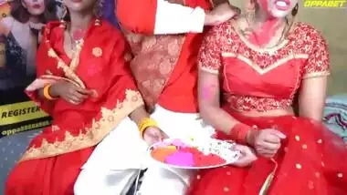 XXX Holi Special father in law fuck two daughter in law’s in Holi Hindi voice