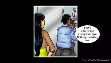 Savita Bhabhi office sex with elevator service guy