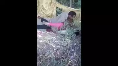 Desi sex movie of village prostitute fucking outdoor with client