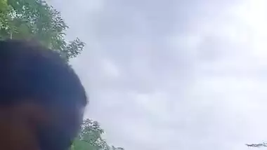 Desi Mallu randi taking dick in the forest