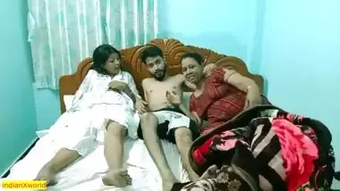 Indian hot beautiful sister shared boyfriend and hot XXX group sex!! sister sex