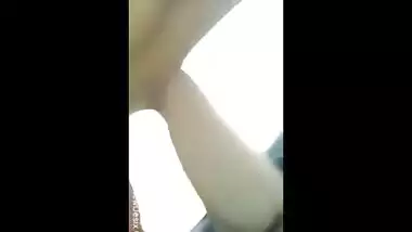 Hot threesome sex inside the car