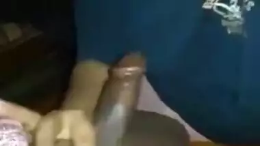 Fatty Indian Bhabhi oral to her Devar at night time