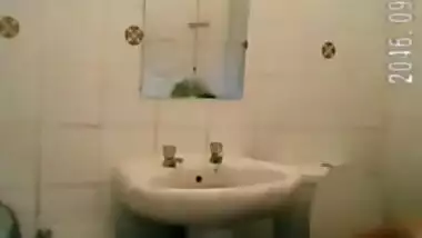 Spy in bathroom