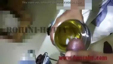 Hot Aunty Drinking Cum Of Lover