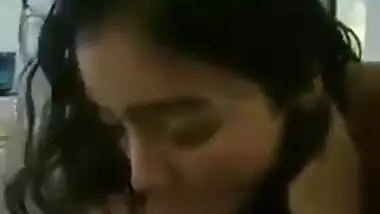 Bengali Girlfriend loves giving blowjob to college Lover