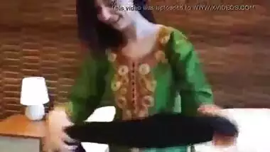 Sexy Pakistan bhabhi stripping her clothes