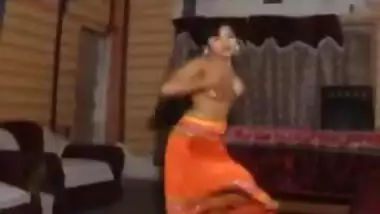 pakistani woman dancing and showing