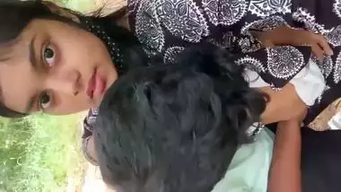 Indian girlfriend boob press and sucking viral MMS