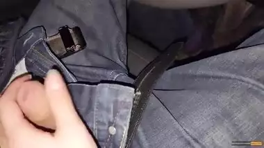 My stepsister couldn't wait to get home and sucked my dick in car!