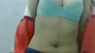 Beautiful desi girl stripping her clothes