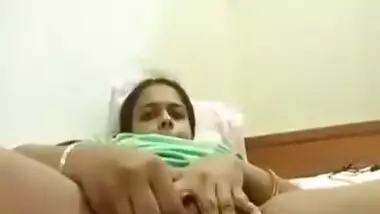 Chubby Naughty Bhabhi Masturbating Pussy On Selfie Cam