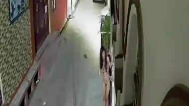 Desi girl caught nude on CCTV cam footage