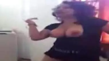 Mumbai bhabhi hot striptease before sex