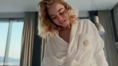 Perfect good morning with cum on ass