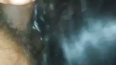 Sharp tits girlfriend sucking dick vigorously before sex