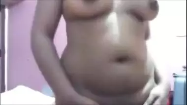 desi preggo parwati with her husband showing swollen belly and milky tits part- 1